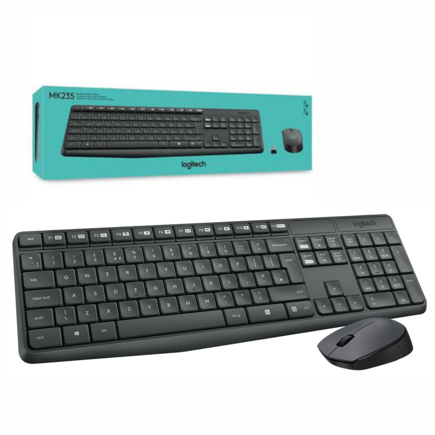 Combo Logitech MK235 Teclado y Mouse Inalámbricos - Imagen 4
