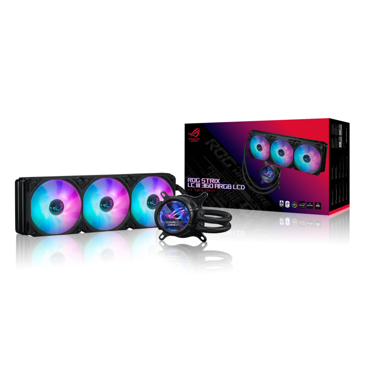 Cooler Líquido Asus ROG Strix LC III 360 ARGB LCD Negro - Imagen 2