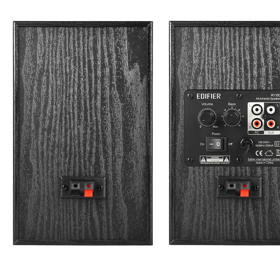 Parlantes Edifier 2.0 R1100 negro - Imagen 3