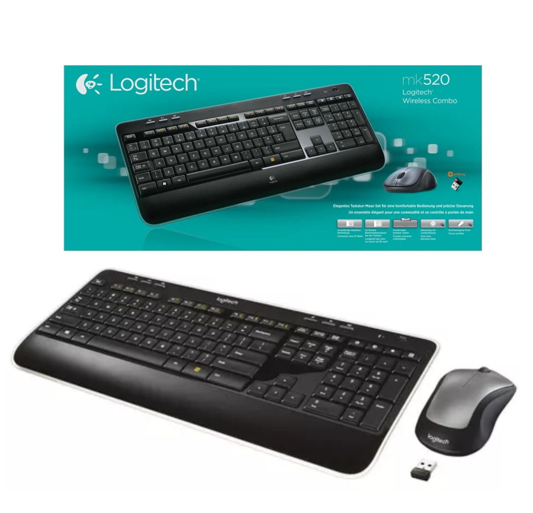 Combo Logitech MK520 teclado y mouse inalámbrico - Imagen 2