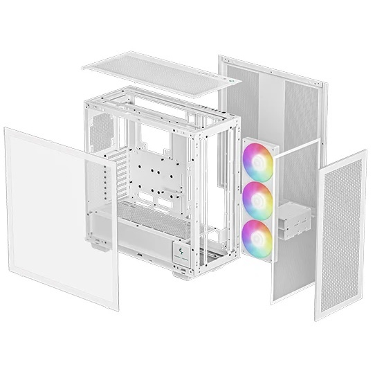Gabinete DeepCool MORPHEUS WH ATX Blanco - Imagen 2