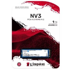 Disco SSD NV3 Kingston 1000GB NVMe M.2 2280 PCIe Gen4x4