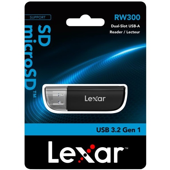 Lector de memoria Lexar LRW300U Dual-Slot USB-A - Imagen 2