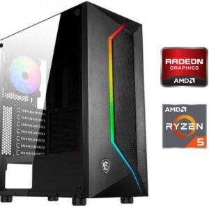 Equipo Gamer Ryzen 5 5600GT, 16GB, 500GB, Gráficos Radeon