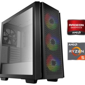 Equipo Gamer Ryzen 5 5600GT, 16GB, 500GB, Gráficos Radeon