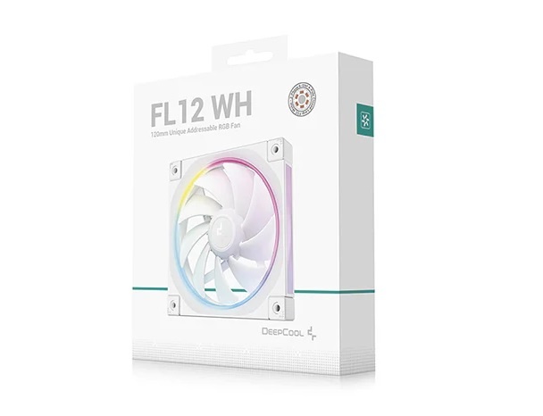 Fan Cooler DeepCool FL12 120mm ARGB Blanco - Imagen 2