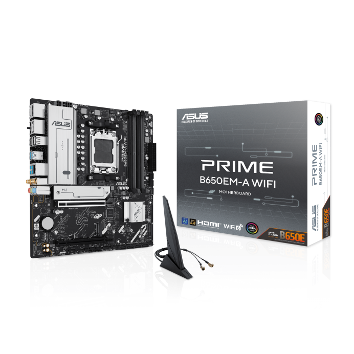 Motherboard Asus Prime B650EM-A WiFi AM5 DDR5 Micro-ATX - Imagen 3