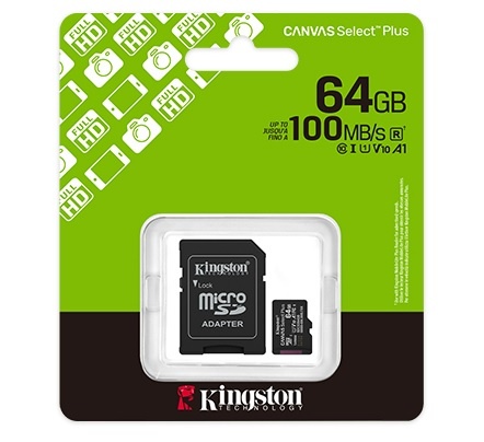 Memoria MicroSD Kingston Select Plus 64GB clase 10 - Imagen 2