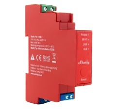 Relé Shelly Pro 1PM Wi-Fi DIN Medición de Consumo 16A - Imagen 3