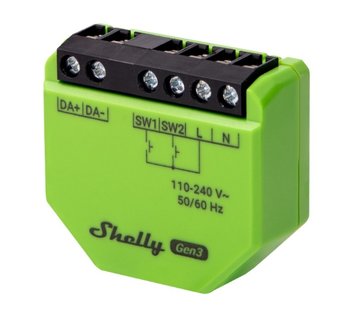 Dimmer Shelly DALI GEN3 PM Wi-Fi con Medición - Imagen 3