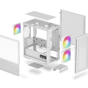 Gabinete Deepcool CH360 Digital Blanco