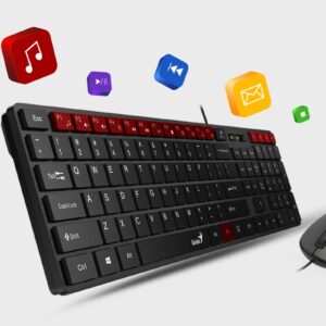 Combo Teclado y Mouse Genius SlimStar C126 USB Negro