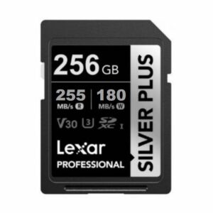 Memoria SDXC Lexar Silver Plus 256GB UHS-I U3 V30