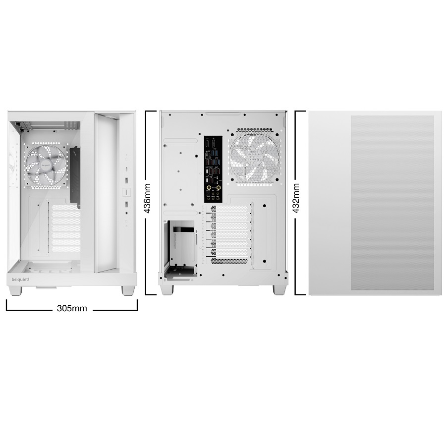 Gabinete be quiet! Light Base 500 LX Blanco - Imagen 2