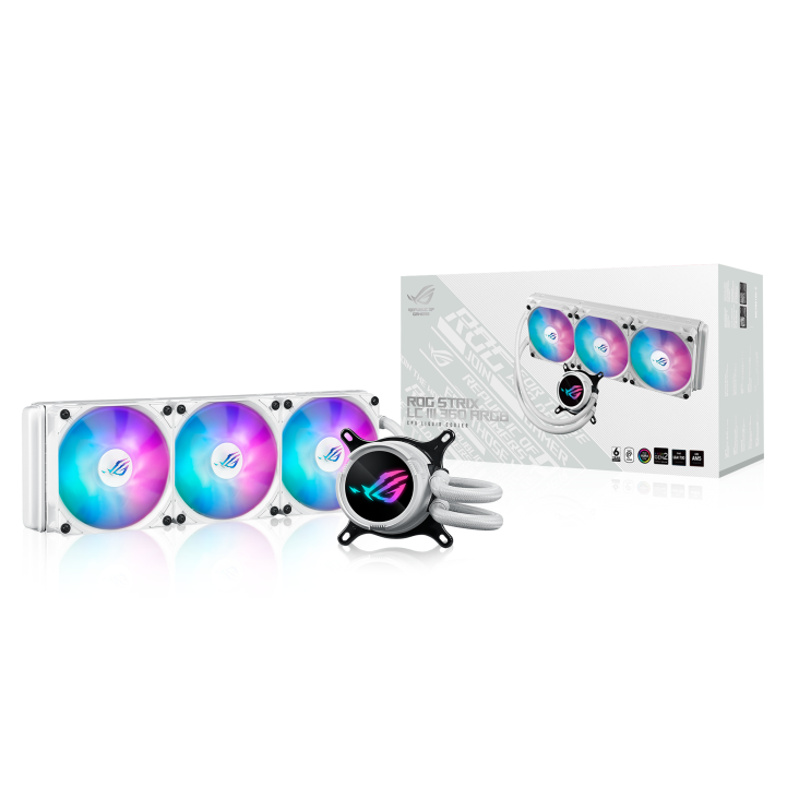 Cooler Líquido Asus ROG Strix LC III 360 ARGB Blanco - Imagen 2