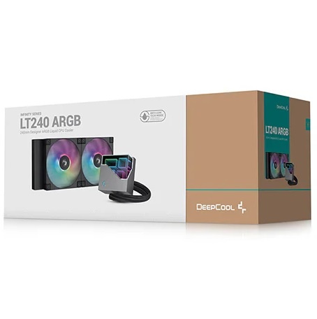 Cooler Líquido DeepCool LT240 ARGB 240mm Negro - Imagen 2