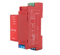 Relé Shelly Pro 1PM Wi-Fi DIN Medición de Consumo 16A - Imagen 2