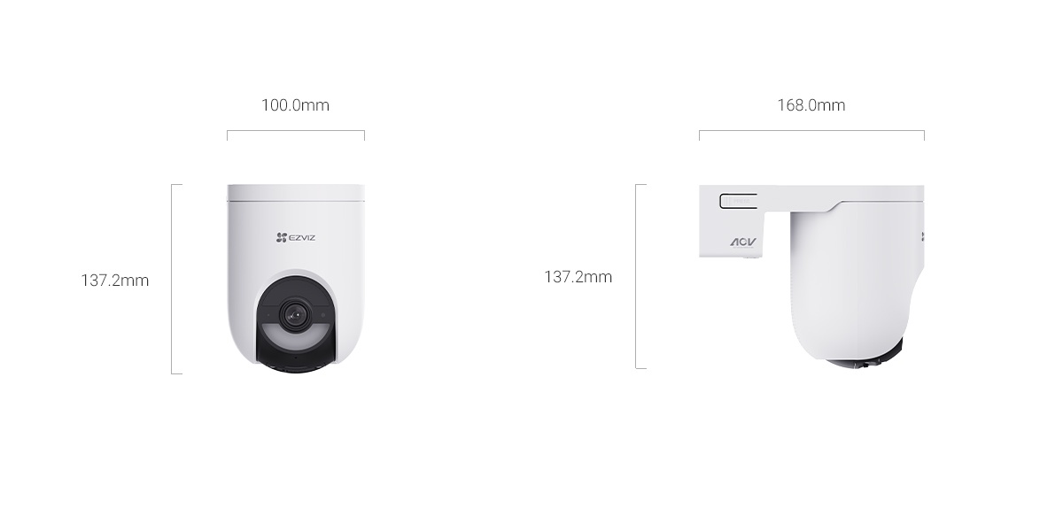 Camara Wifi 6+4G Ezviz HB8 Lite 4MP 2K + Panel solar - Imagen 2