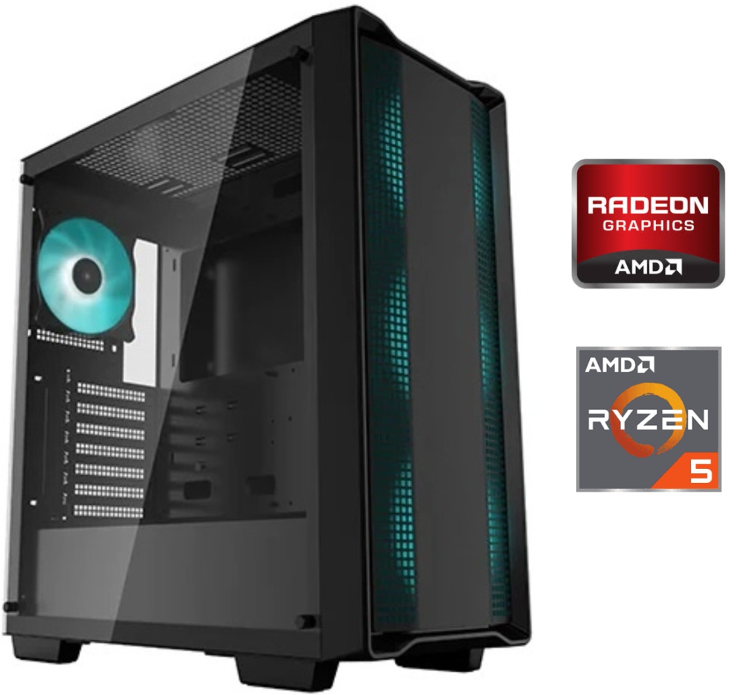 Equipo Gamer Ryzen 5 4500, 16GB, 480GB, RX 580 8GB