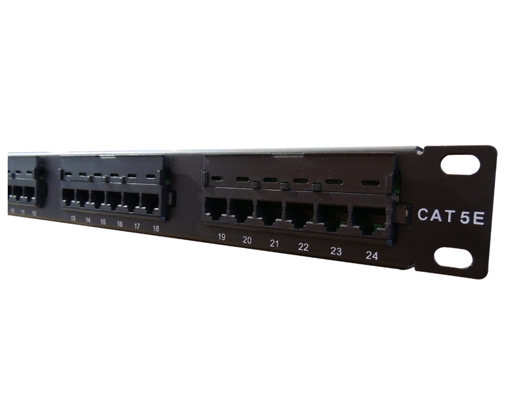 Patchera 24 puertos cat 5e para rack - Imagen 2
