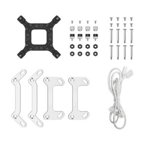 Cooler Líquido DeepCool LD240 ARGB Blanco Pantalla LCD