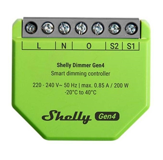 Dimmer Shelly Gen4 Wi-Fi Bluetooth - Imagen 2