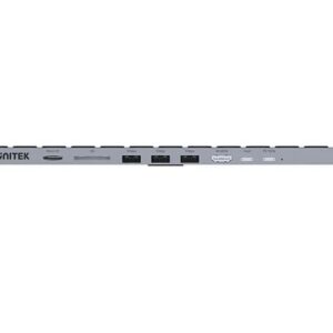 Teclado con HUB USB-C Unitek 9 en 1 PD 100W