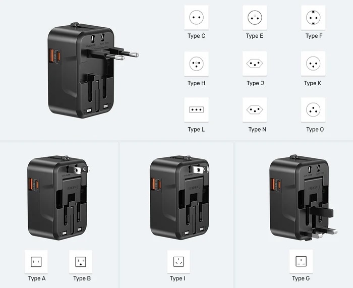 Cargador / Adaptador Universal Unitek 20W - Imagen 3