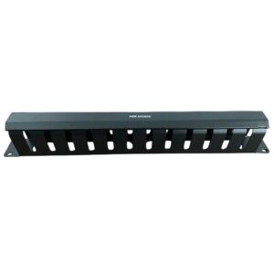 Manejador de cables Hikvision 1U y 12 ranuras