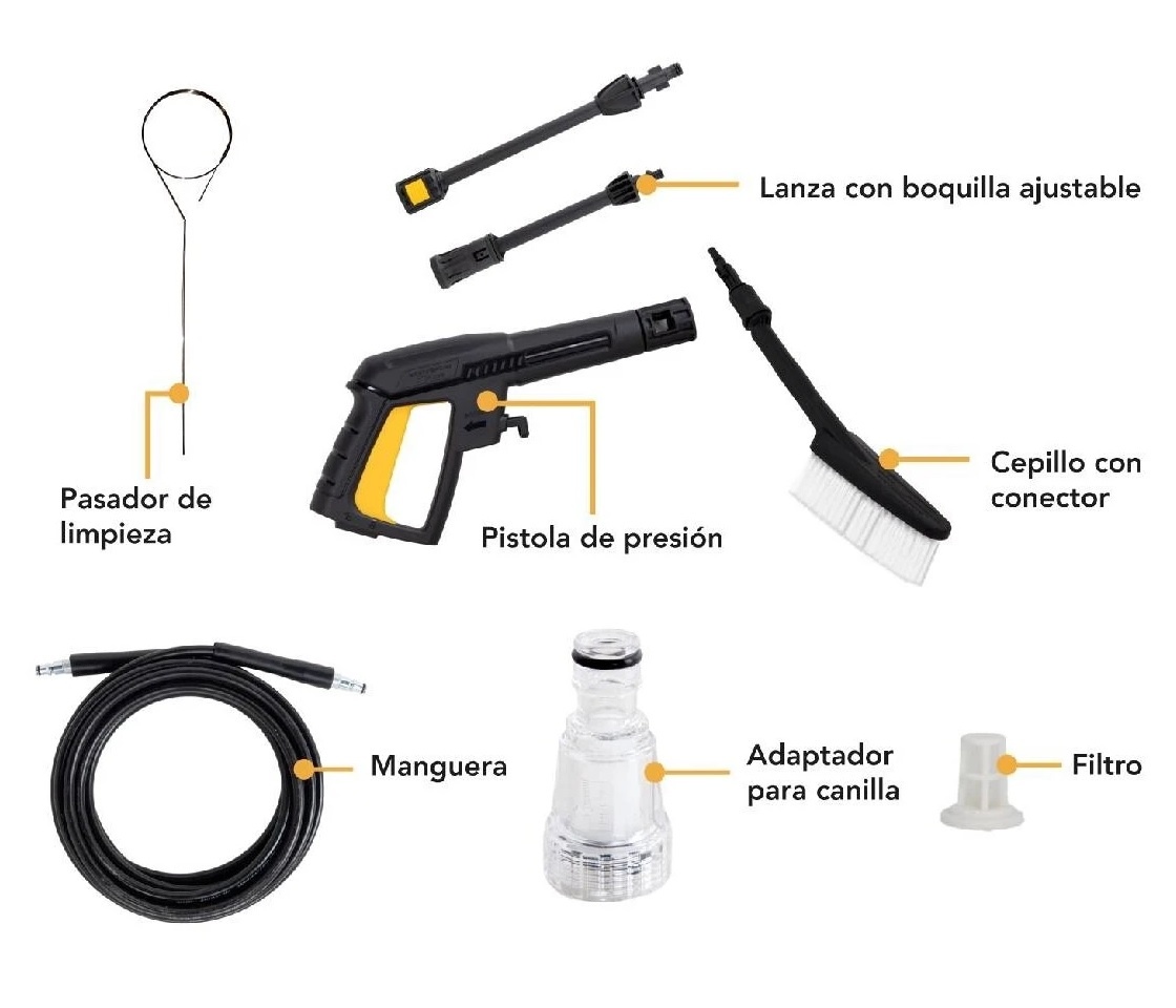 Hidrolavadora Kingsman Port 1200w - Imagen 2
