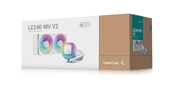 Cooler liquido DeepCool LE240 V2 ARGB Blanco - Imagen 2