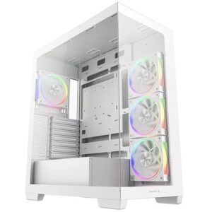 Gabinete DeepCool CG580 4F V2 ATX Paneles de Vidrio Blanco