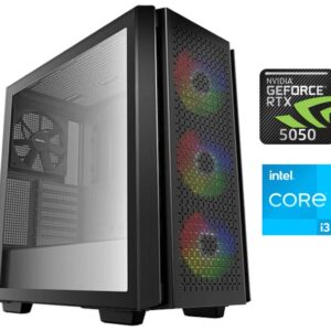 Equipo Gamer Core i3 14100F, 16GB, 1TB NVMe, RTX 5050 8GB