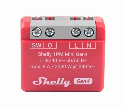 Rele Shelly Mini 1PM GEN4 Wi-fi 6 - Imagen 3