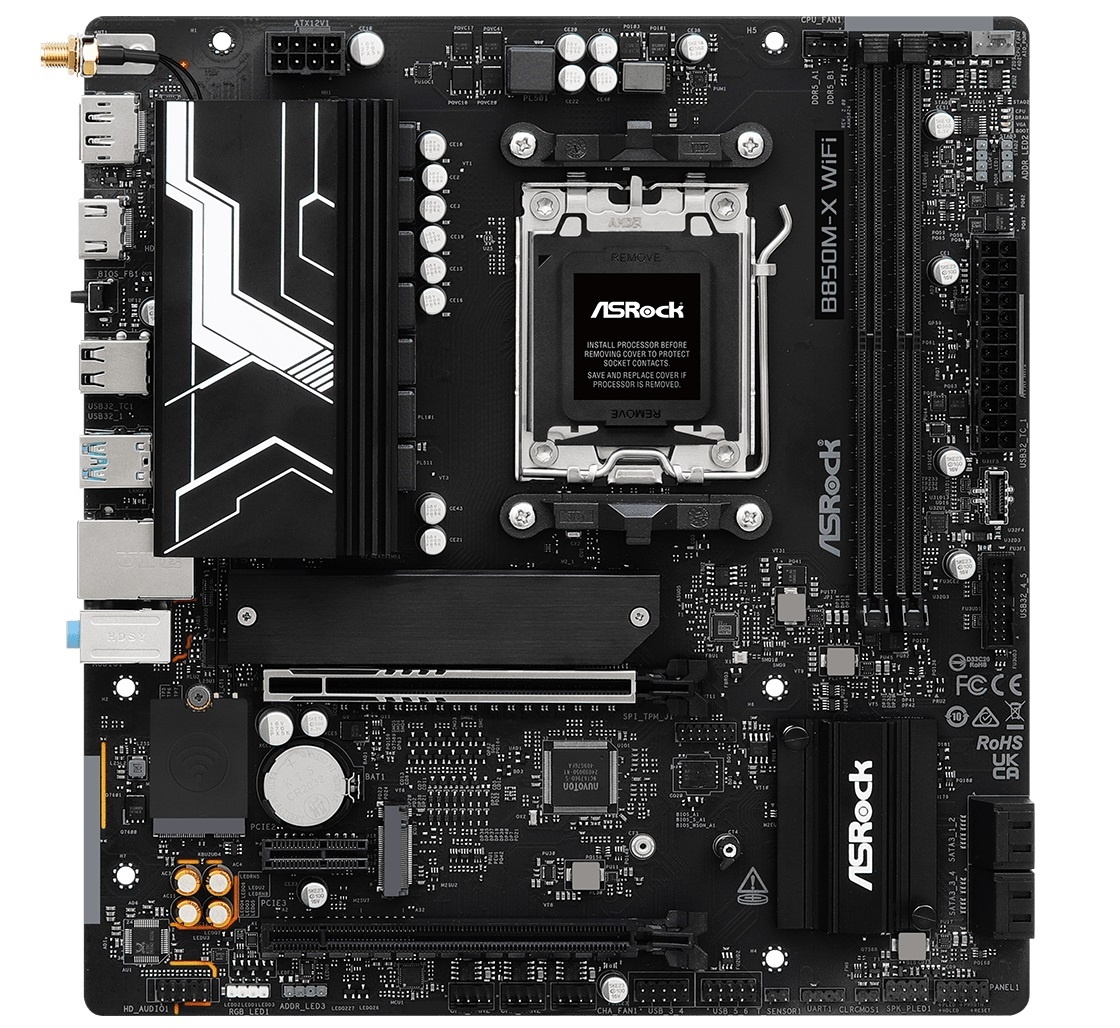 Mother Asrock B850M-X R2.0 AM5 WiFi - Imagen 2