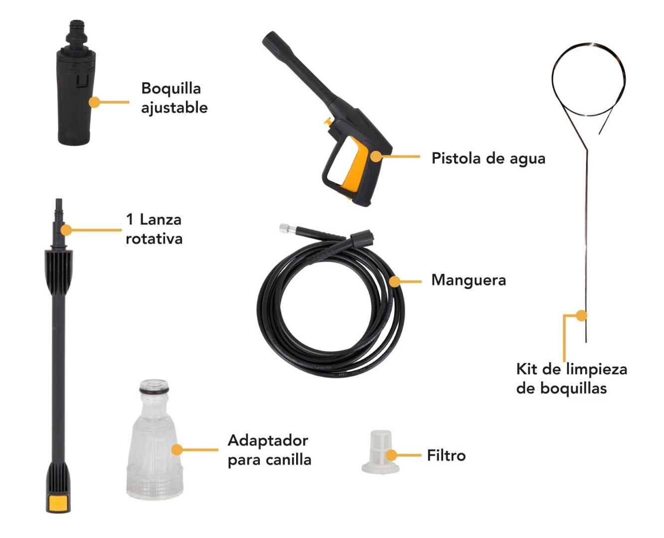 Hidrolavadora Kingsman Portátil 1600W 138 Bar - Imagen 2