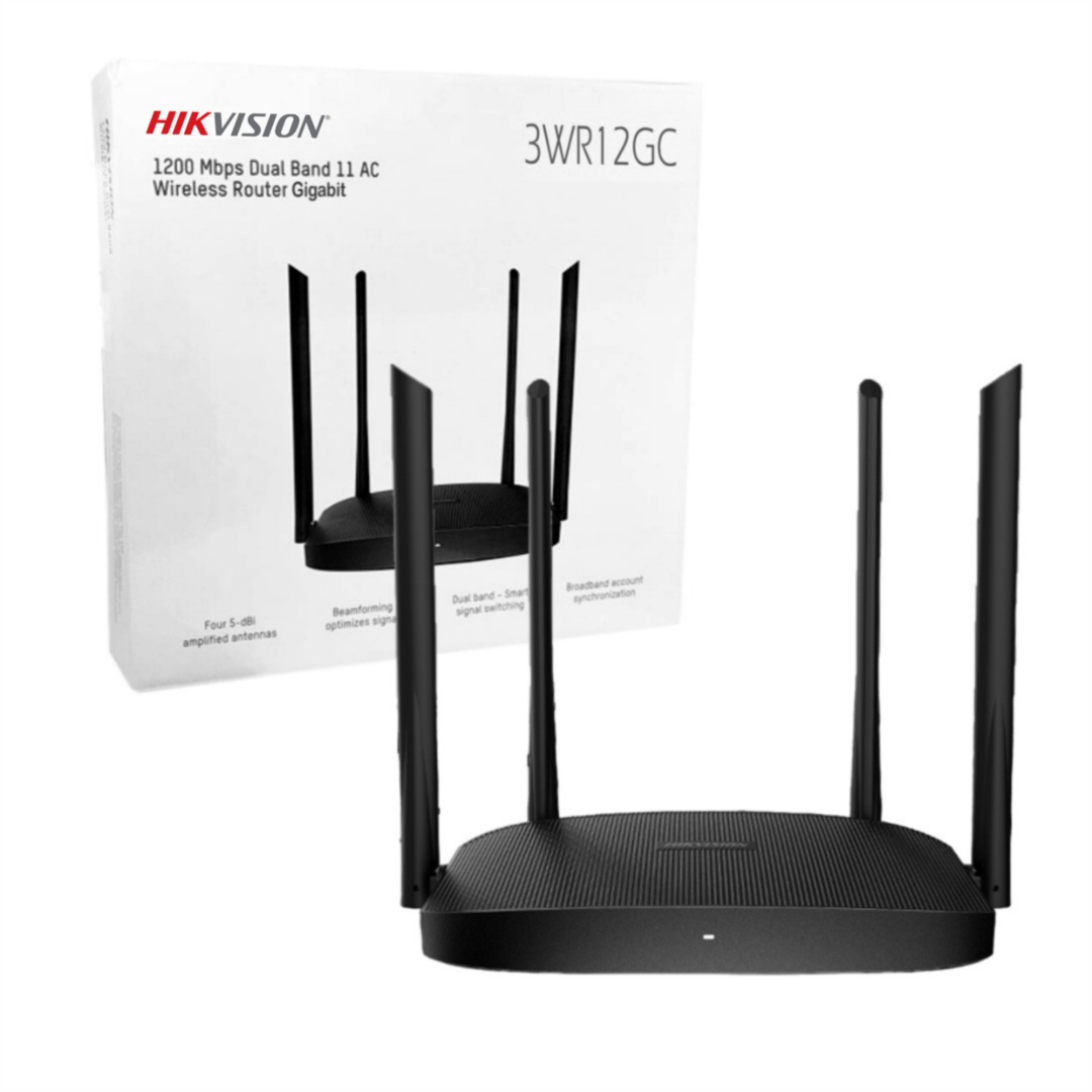 Router Hikvision Wifi Gigabit AC1200 dual band - Imagen 2