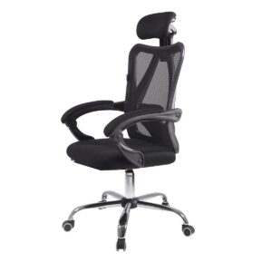 Silla ejecutiva Clyde sin apoyapies negra