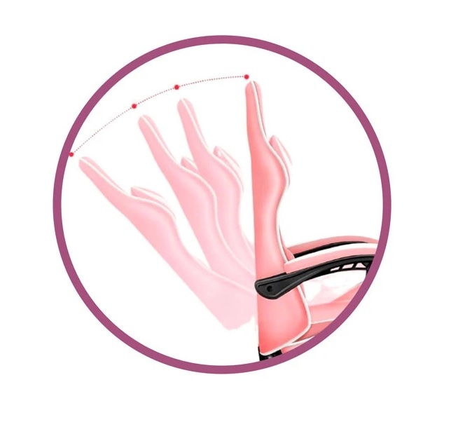 Silla Gamer Lumax ROM rosa/blanca - Imagen 3