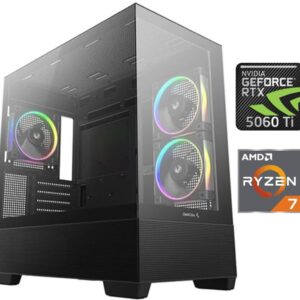 Equipo Gamer Ryzen 7 8700F, 32GB, 1TB, RTX 5060Ti 8GB