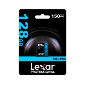 Memoria SDXC Lexar 800X Pro 128GB 150MB/s Blue