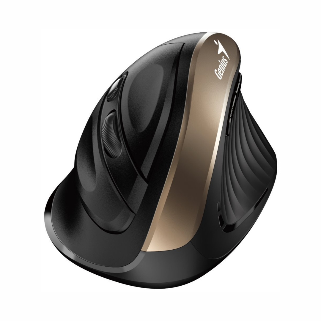 Mouse Genius Ergo inalámbrico dorado - Imagen 3
