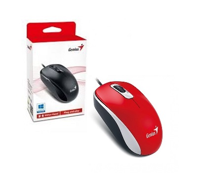 Mouse Genius DX-110 USB Rojo - Imagen 3