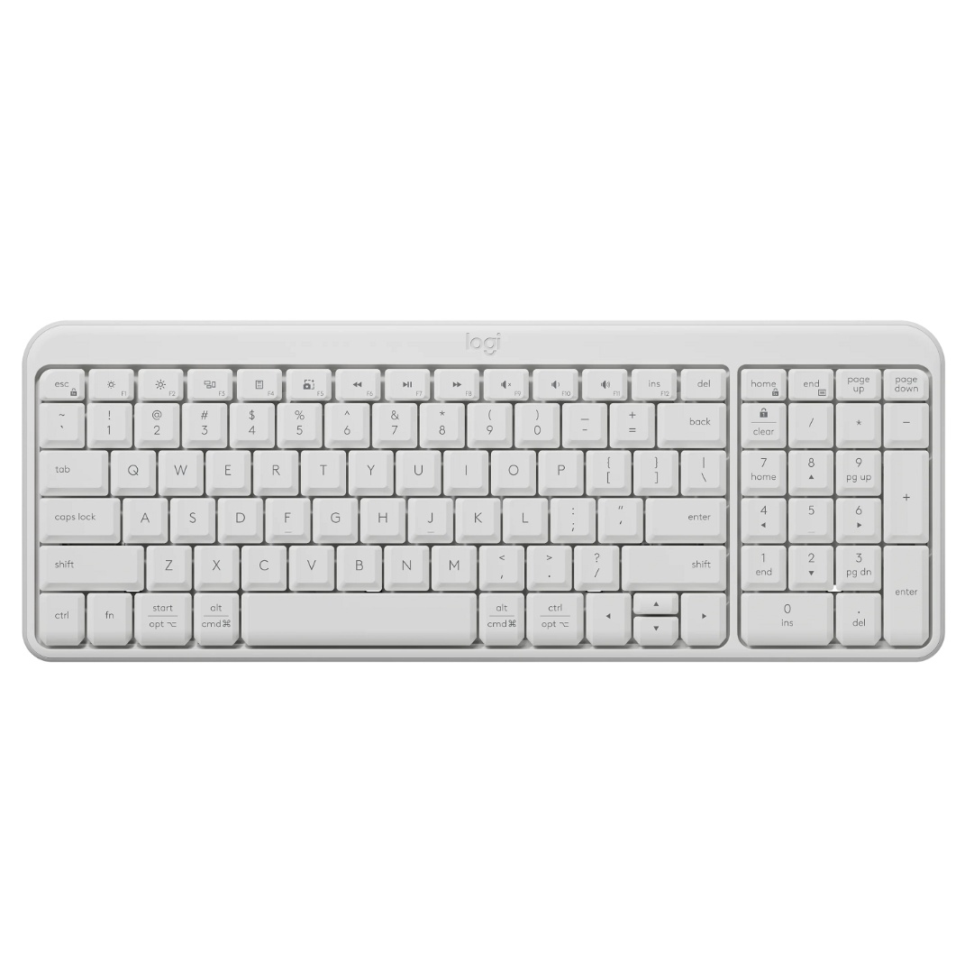 Teclado Logitech K250 Inalámbrico Bluetooth Blanco - Imagen 3