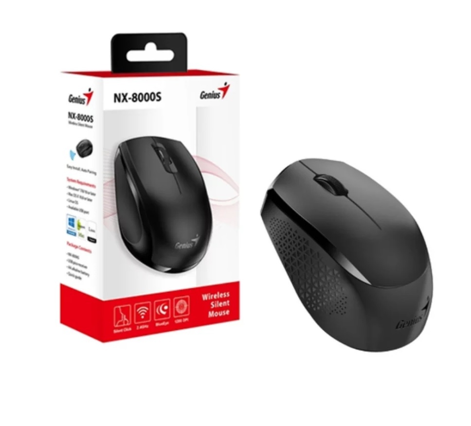 Mouse Genius NX-8000S Inalámbrico 2.4GHz Negro - Imagen 2