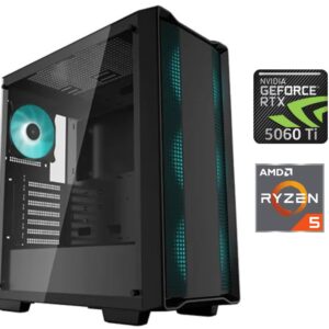 Equipo Gamer Ryzen 5 5500X3D, 16GB, 1TB NVMe, RTX 5060Ti 8GB
