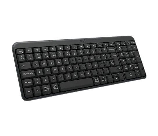 Teclado Logitech K250 Inalámbrico Bluetooth Negro - Imagen 2