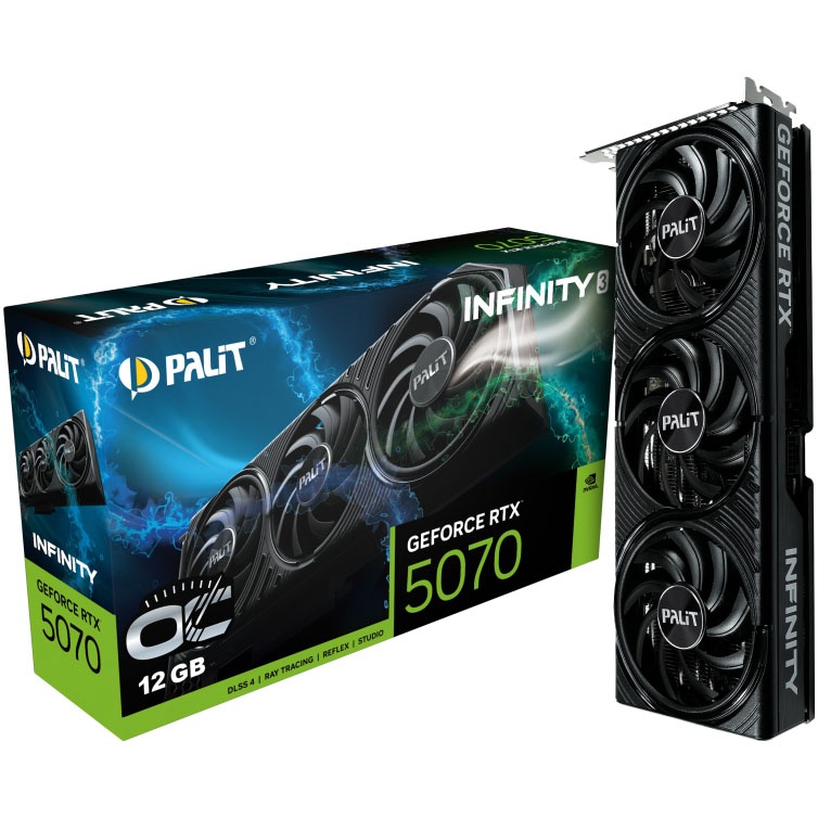 Tarjeta Video Palit RTX 5070 Infinity 3 OC 12GB - Imagen 3