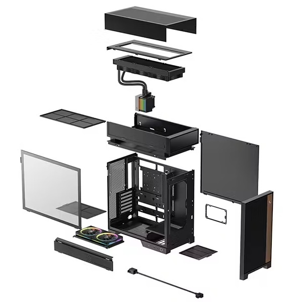 Gabinete DeepCool CL660 con refrigeracion liquida - Imagen 3