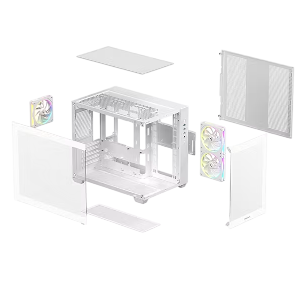 Gabinete DeepCool CG330 3F Blanco - Imagen 3